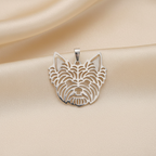 Yorkshire Terrier Zinc Alloy Dog Head Pendant - Silver/Gold Plated