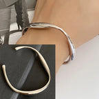 925 Sterling Silver Adjustable Cuff & Link Chain Bracelets Collection