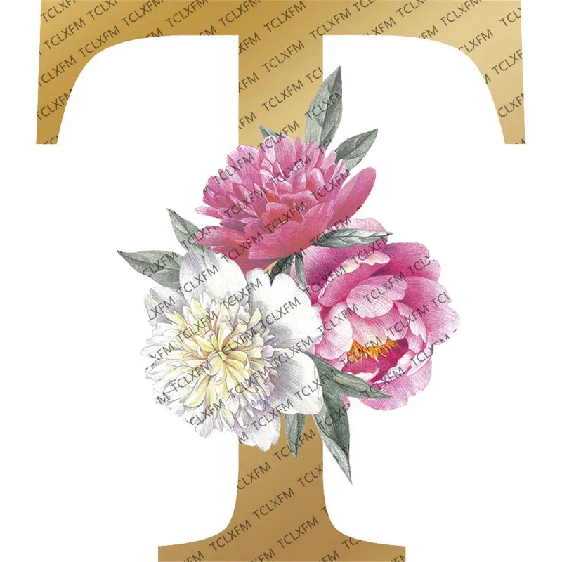 Personalized Gold Initial Floral Jewelry Box – Romantic Travel Jewelry Case