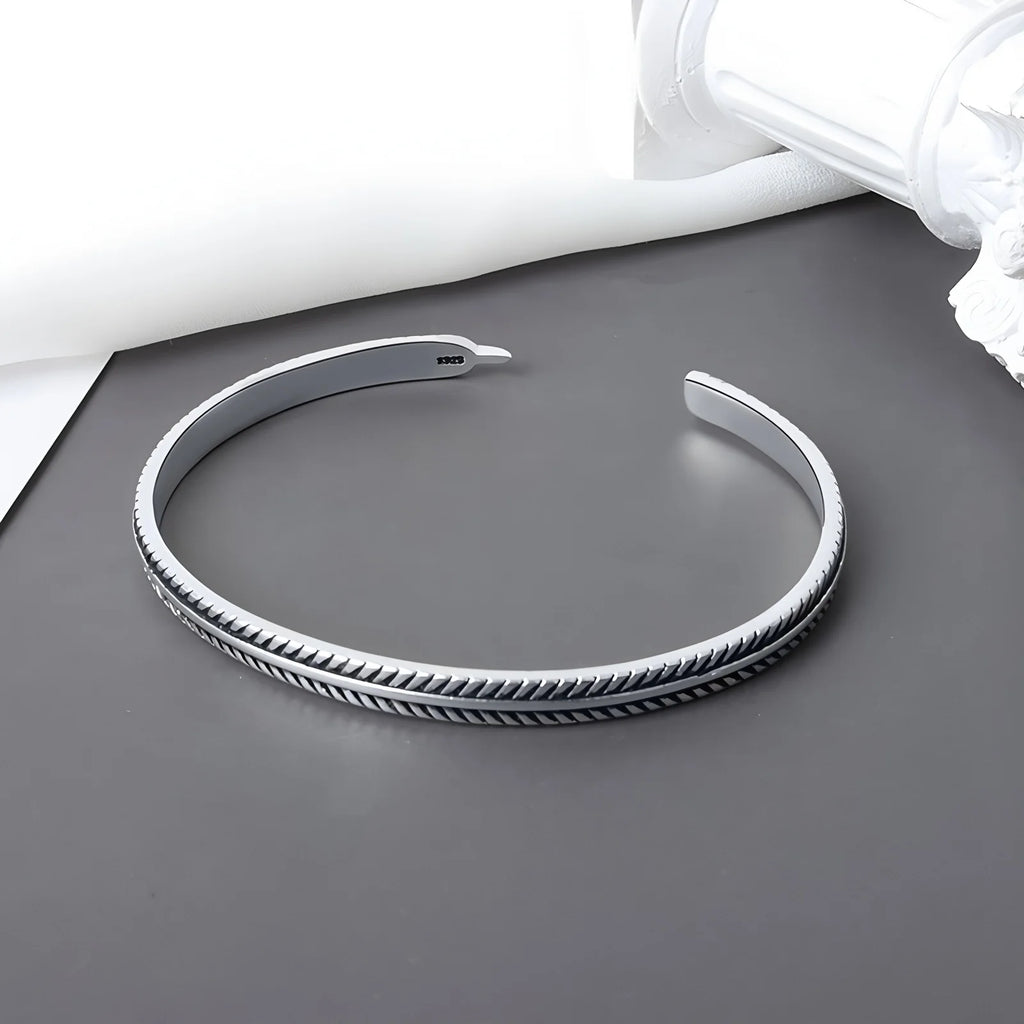 925 Sterling Silver Adjustable Cuff & Link Chain Bracelets Collection