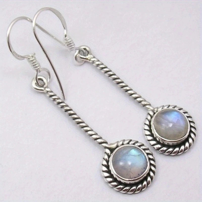 Selection of Copper Waterdrop Moonstone Pendant Earrings