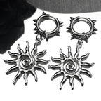 Punk Spike Rivet Goth Hoop Stainless Steel Earrings Collection