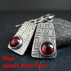 Unique Collection of Handmade Alloy Resin Earrings - Geometric Asymmetric Boho