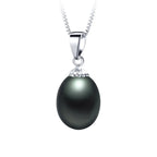 925 Sterling Silver Necklace Genuine Freshwater Pearl Pendant