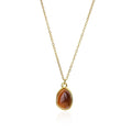 Good Fortune Green & White Jade Pendant Necklace