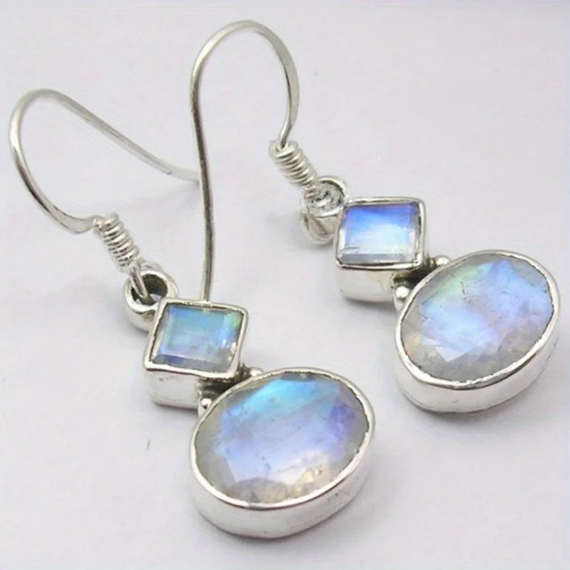 Selection of Copper Waterdrop Moonstone Pendant Earrings
