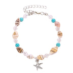 Boho Turquoise Resin Bead Summer Anklet in Zinc Alloy - Choose Your Design