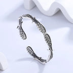925 Sterling Silver Adjustable Cuff & Link Chain Bracelets Collection