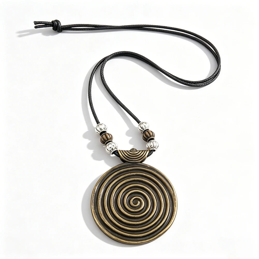 Selection of Suede & Wax Leather Cord Alloy Pendant Necklaces