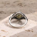 925 Sterling Silver Gemstone Ring – 8mm Natural Stone, Choose Your Favorite Gemstone