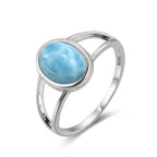 925 Sterling Silver Ring Natural Gemstone Ring