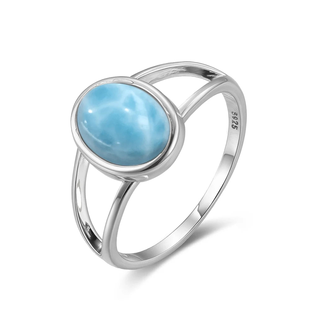 925 Sterling Silver Ring Natural Gemstone Ring