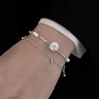 925 Sterling Silver Adjustable Cuff & Link Chain Bracelets Collection