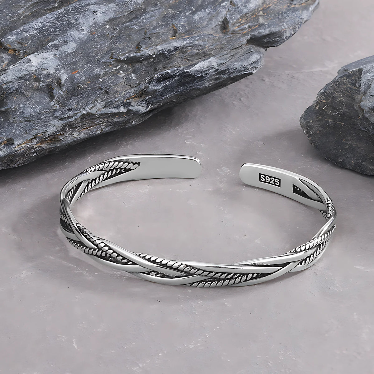 925 Sterling Silver Adjustable Cuff & Link Chain Bracelets Collection