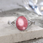925 Sterling Silver Ring Natural Gemstone Ring