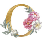 Personalized Gold Initial Floral Jewelry Box – Romantic Travel Jewelry Case