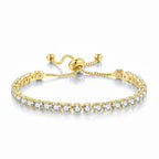 Selection of 925 Sterling Silver Tennis Bracelets with Multi-colored Zircons