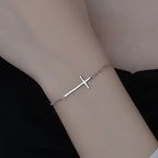 925 Sterling Silver Adjustable Cuff & Link Chain Bracelets Collection