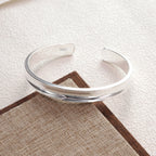 925 Sterling Silver Adjustable Cuff & Link Chain Bracelets Collection