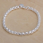 Selection of 925 Sterling Silver Chain Bracelets