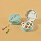 Velvet Travel Jewelry Organizer Box – Elegant Gift for Her