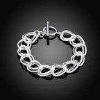 Selection of 925 Sterling Silver Chain Bracelets
