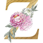 Personalized Gold Initial Floral Jewelry Box – Romantic Travel Jewelry Case