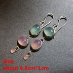 Unique Collection of Handmade Alloy Resin Earrings - Geometric Asymmetric Boho