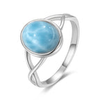 925 Sterling Silver Ring Natural Gemstone Ring
