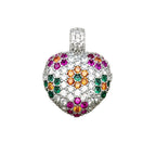 Heart & Snake Pendants Selection in 925 Sterling Silver with Zircon Stones