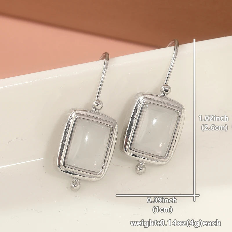 Selection of Copper Waterdrop Moonstone Pendant Earrings