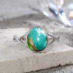 925 Sterling Silver Ring Natural Gemstone Ring