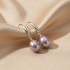 925 Sterling Silver Natural Pearl Earrings