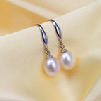 925 Sterling Silver Natural Pearl Earrings
