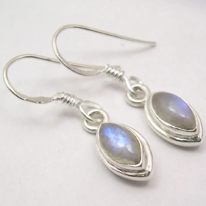 Selection of Copper Waterdrop Moonstone Pendant Earrings