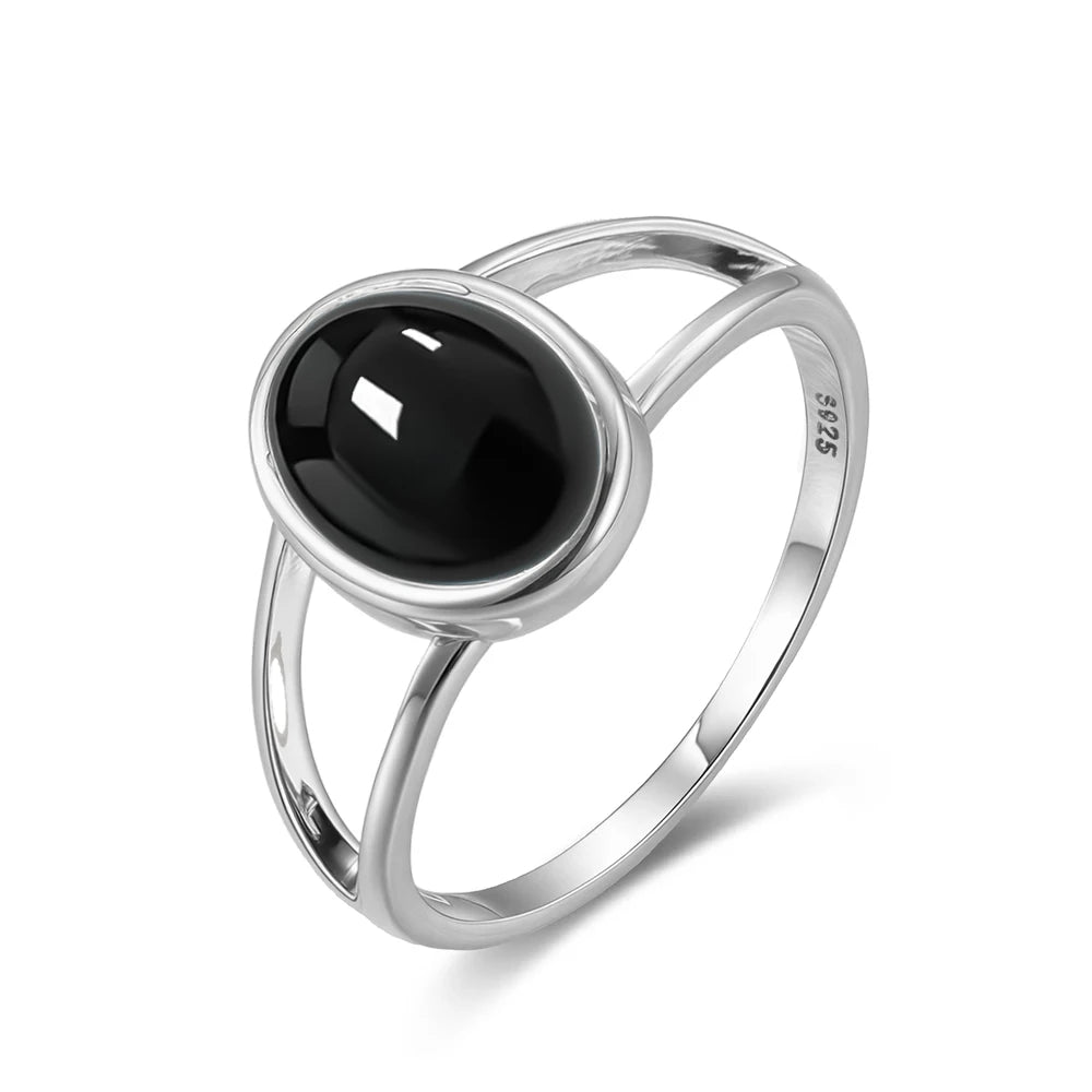 925 Sterling Silver Ring Natural Gemstone Ring