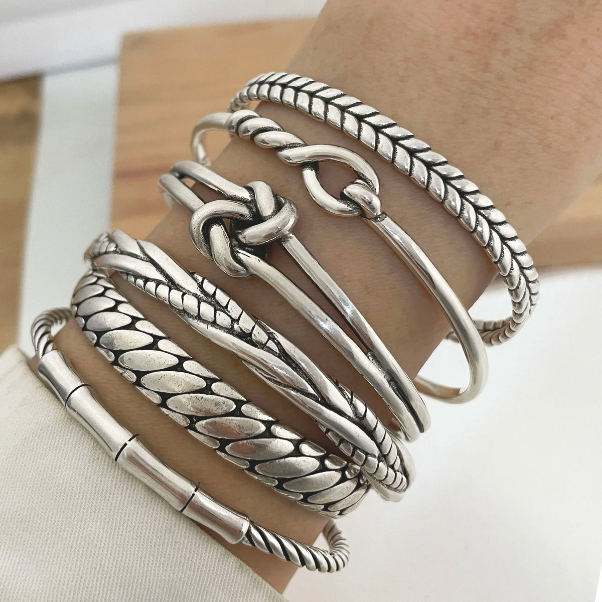 Selection of 925 Sterling Silver Bracelets