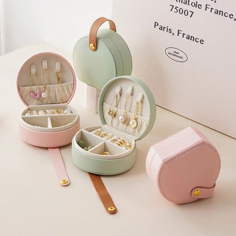 French-Inspired Mini Jewelry Organizer Bag