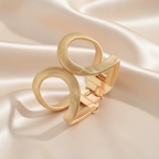 Chanel Symbol Golden Alloy Bracelet - Large Trendy Bold