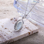 925 Sterling Silver Natural Moonstone Pendant & Earrings Set - Choose Your Stone