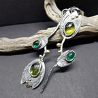Unique Collection of Handmade Alloy Resin Earrings - Geometric Asymmetric Boho