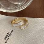 Collection of Adjustable Zinc Alloy CZ Fashion Rings - Fashion, Dog Lover, Hearts