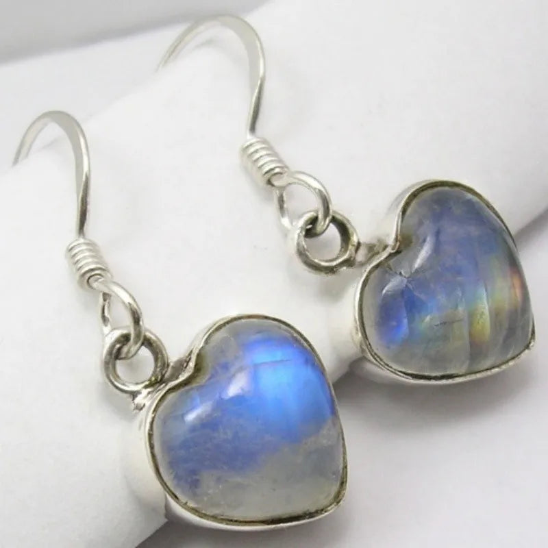 Selection of Copper Waterdrop Moonstone Pendant Earrings