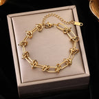 Choice of 18K Gold Plated Stainless Steel Thick Cuban Chain Bracelets - Bold, Statement