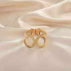 Chanel Symbol Golden Alloy Bracelet - Large Trendy Bold