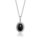 925 Sterling Silver Natural Moonstone Pendant & Earrings Set - Choose Your Stone