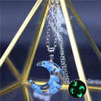Transparent Resin Ball with Clouds Pendant Necklace in Zinc Alloy - More Styles: Half Moon, Bird