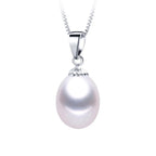 925 Sterling Silver Necklace Genuine Freshwater Pearl Pendant