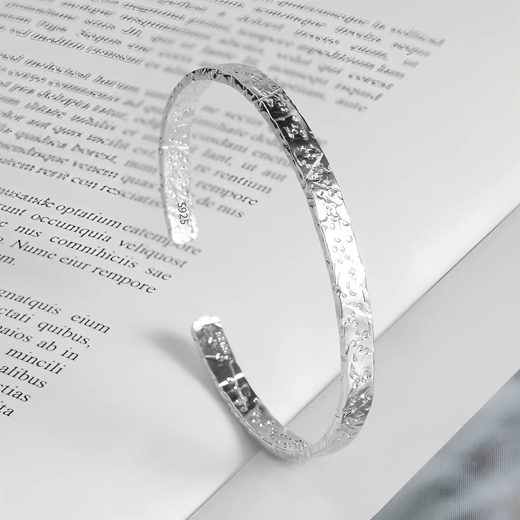925 Sterling Silver Adjustable Cuff & Link Chain Bracelets Collection
