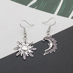 Unique Collection of Handmade Alloy Resin Earrings - Geometric Asymmetric Boho
